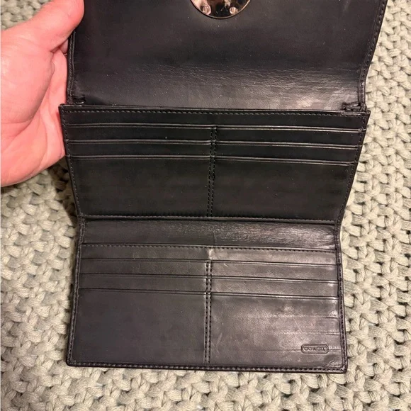 Coach Black Leather wallet - Picture 2 of 9